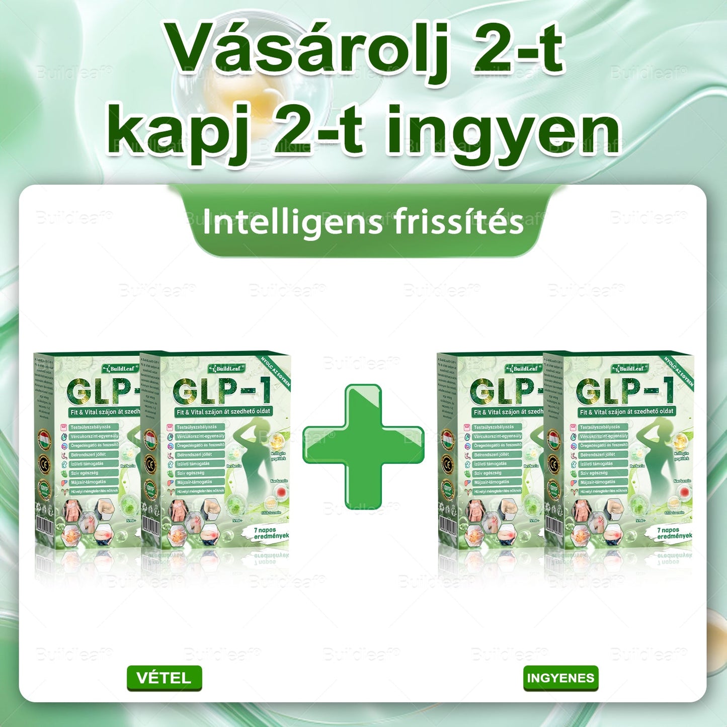 💚 Klinikai kutatásokkal igazolt | A BuildLeaf® Berberine GLP-1 Pro Súlycsökkentő Szájon át szedhető oldat segíthet a makacs súlytöbblet, anyagcsere- és energiaproblémák kezelésében, támogatva a jobb közérzetet és vitalitást